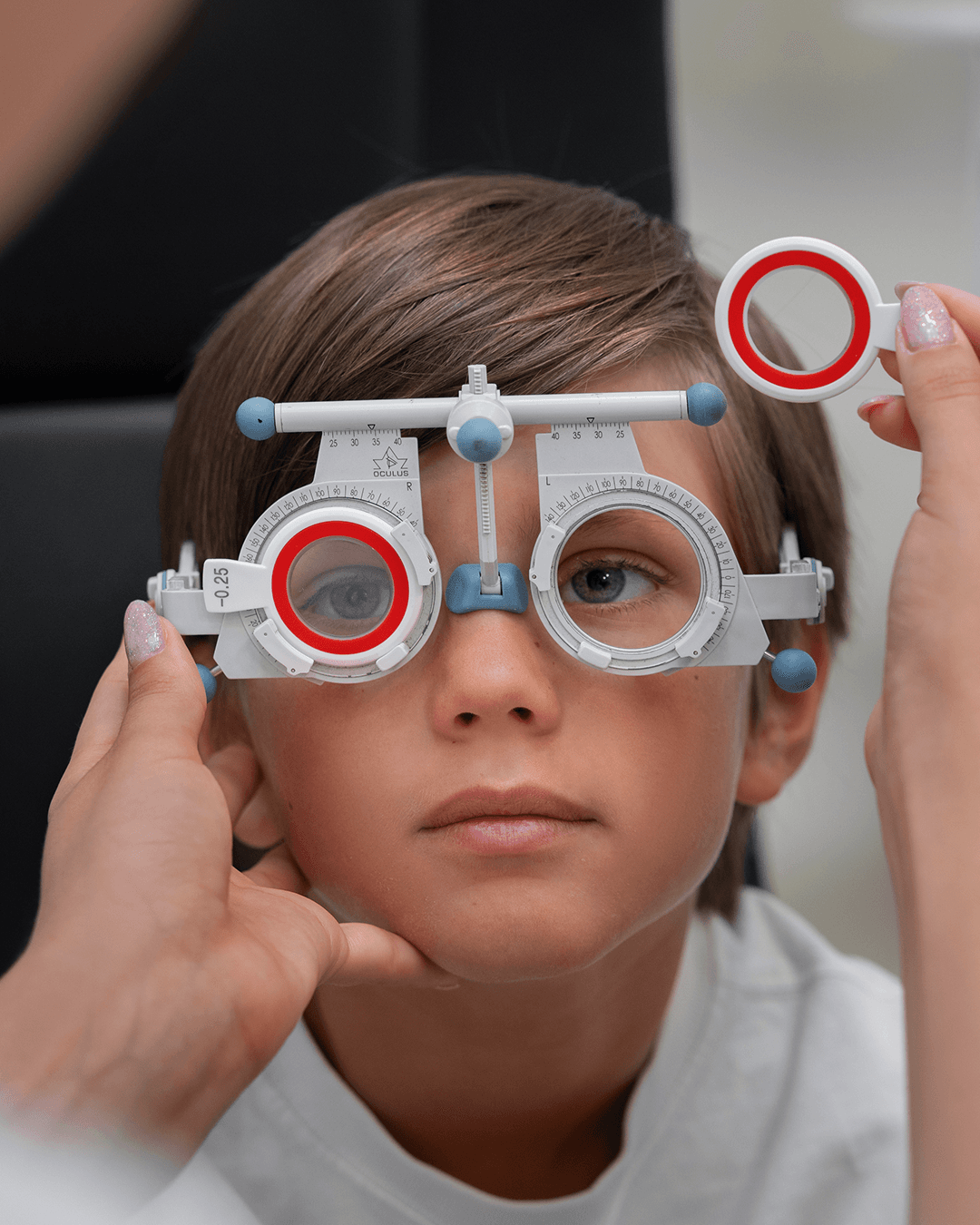 Gentle eye care for children's eye conditions including squint, lazy eye, and refractive errors at The Eye Doctor