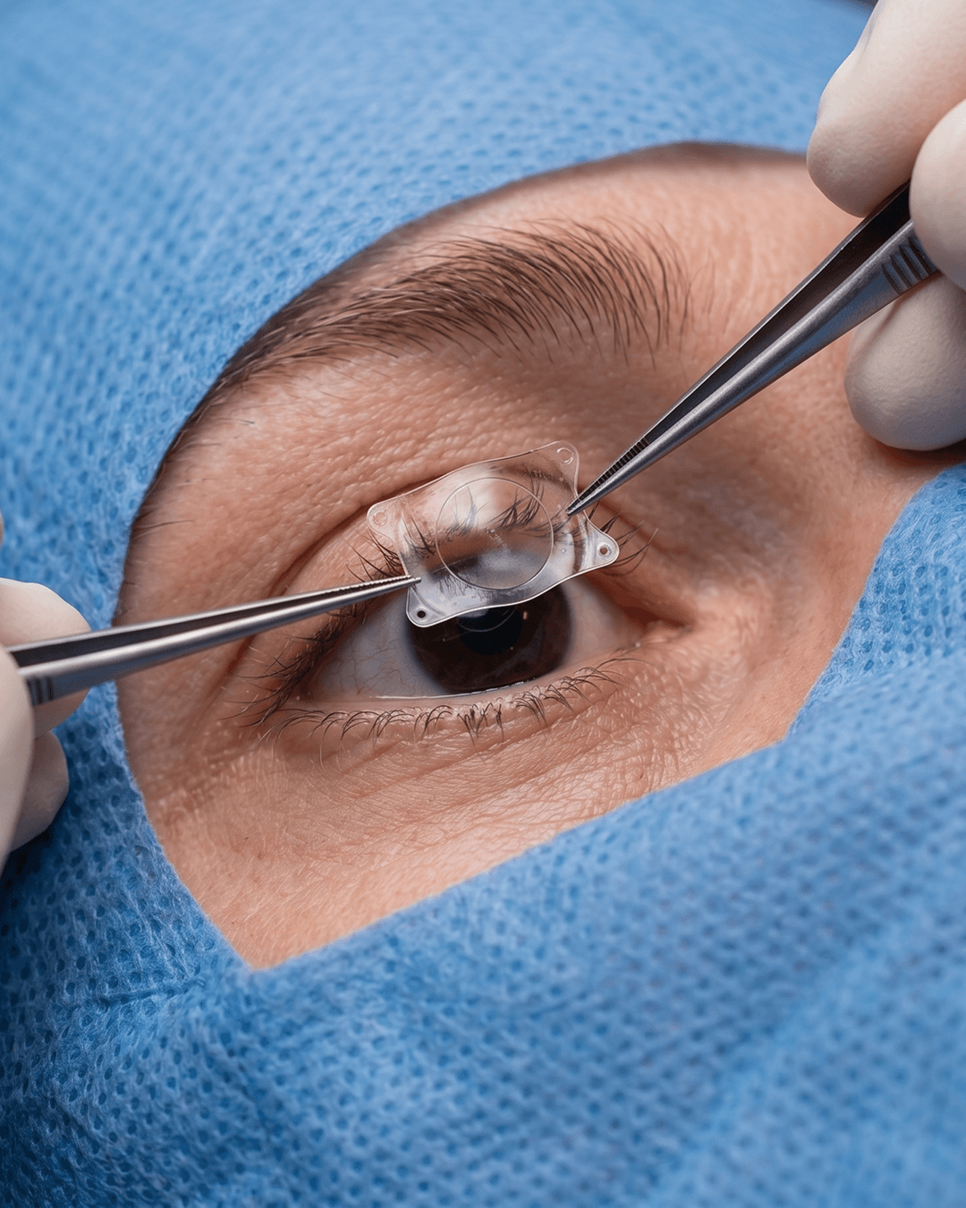 Implantable collamer lens (ICL) surgery for vision correction at The Eye Doctor in Huddersfield